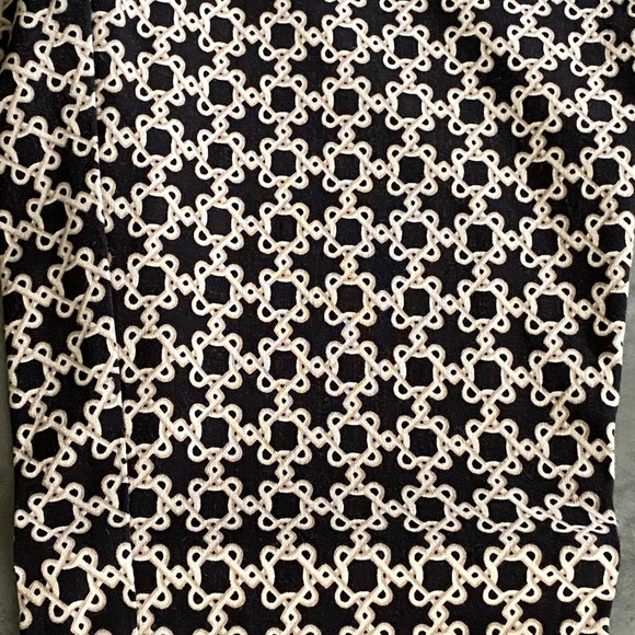 {Joe B} Hexagon Print Fitted elastic Waist Straight let Dress Pants - Picture 7 of 9